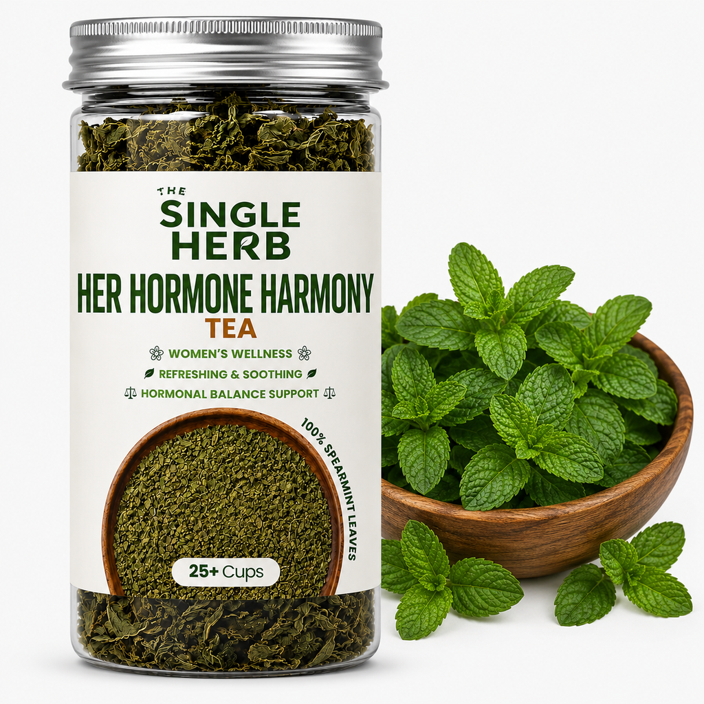 Spearmint Tea – 100% Herbal Mint Tea for Women’s Wellness ( 25+ Cups )