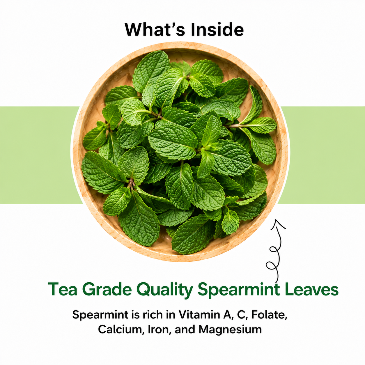 Spearmint Tea – 100% Herbal Mint Tea for Women’s Wellness ( 25+ Cups )