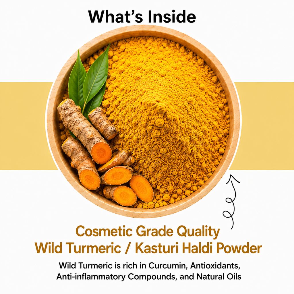 Haldi FacHaldi Face Mask Powder – 100% Kasturi Turmeric(125gm)